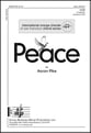 Peace SATB choral sheet music cover